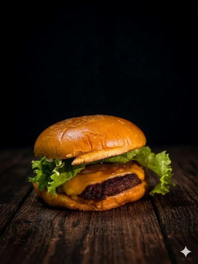 Hamburguesa Tradicional artesanal de Saboratto